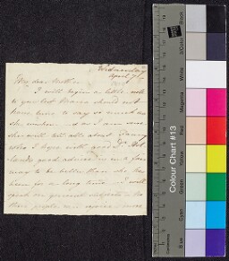 Digital surrogate of To Mrs Edgeworth (from Frognel) - Fanny's health…
