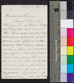 Digital surrogate of Mrs Edgeworth to Fanny Edgeworth - fragment - the…