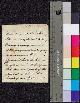 Digital surrogate of Mrs Edgeworth to Fanny Wilson