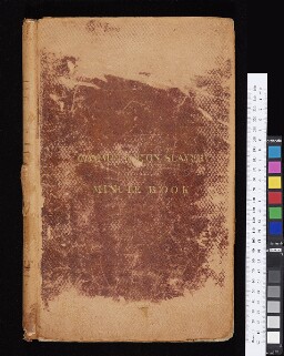 Digital surrogate of minute book of the Committee on Slavery