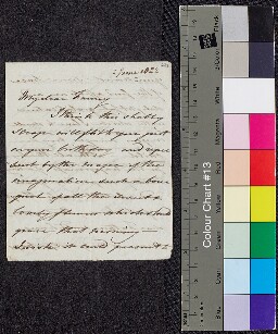 Digital surrogate of Mrs Edgeworth to Fanny Edgeworth - birthday letter