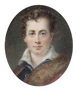 Digital surrogate of Miniature of Lord Byron, copy of the portrait by George Sanders