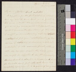 Digital surrogate of Charles (Sneyd) Edgeworth to Mrs Edgeworth, Mary…